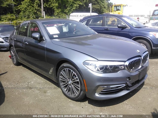 WBAJE7C55JWC56719 - 2018 BMW 540 XI GRAY photo 1