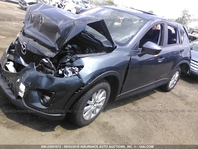 JM3KE2CE0D0126692 - 2013 MAZDA CX-5 TOURING Серый фото 2