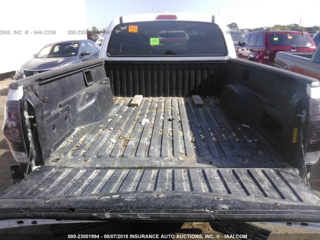 5TETX62N59Z602233 - 2009 TOYOTA TACOMA PRERUNNER ACCESS CAB WHITE photo 8