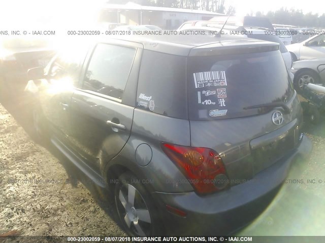 JTKKT624950129549 - 2005 TOYOTA SCION XA ნაცრისფერი ფოტო 3