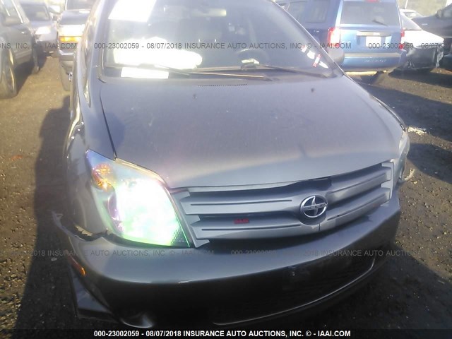 JTKKT624950129549 - 2005 TOYOTA SCION XA ნაცრისფერი ფოტო 6