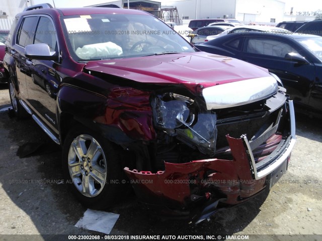 2GKALUEK8F6396468 - 2015 GMC TERRAIN DENALI RED photo 6