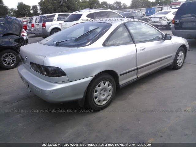 JH4DC4342SS021257 - 1995 ACURA INTEGRA RS SILVER photo 4
