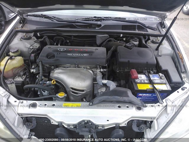 JTDBE32K653027297 - 2005 TOYOTA CAMRY LE/XLE/SE Gümüş foto 10