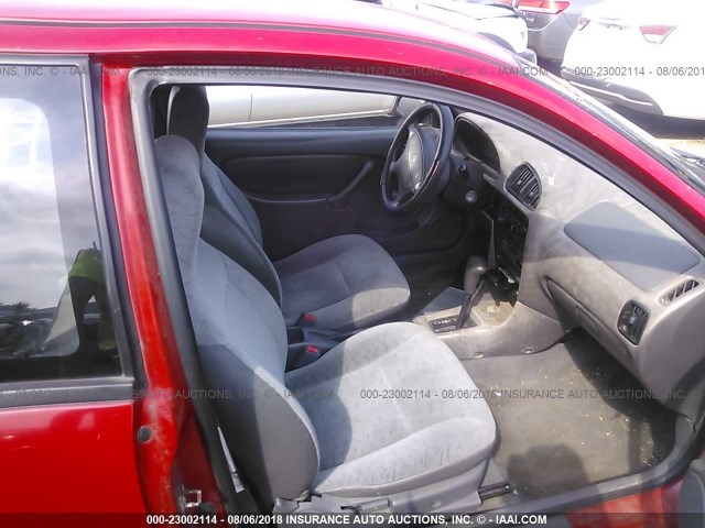 2C1MR2295T6788586 - 1996 GEO METRO LSI RED photo 5