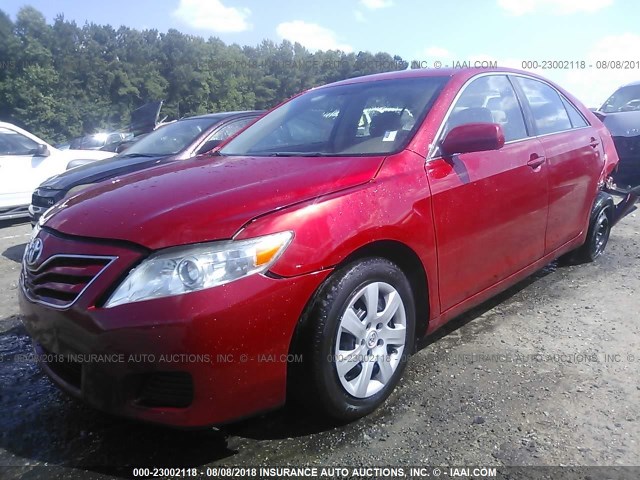 4T4BF3EK9AR015191 - 2010 TOYOTA CAMRY SE/LE/XLE 红色 照片 2