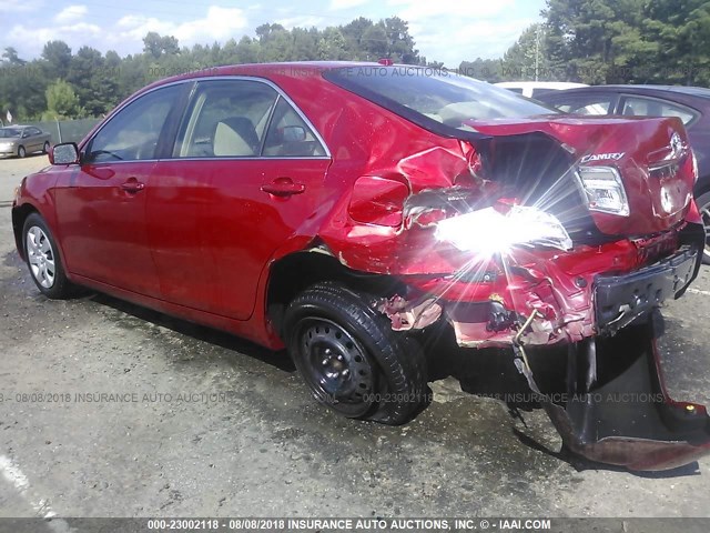 4T4BF3EK9AR015191 - 2010 TOYOTA CAMRY SE/LE/XLE 红色 照片 3