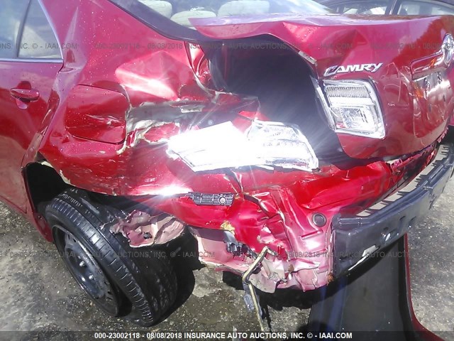 4T4BF3EK9AR015191 - 2010 TOYOTA CAMRY SE/LE/XLE 红色 照片 6
