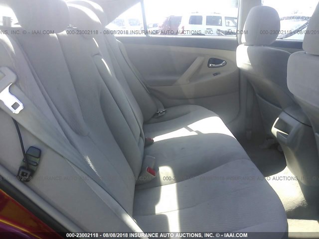 4T4BF3EK9AR015191 - 2010 TOYOTA CAMRY SE/LE/XLE 红色 照片 8