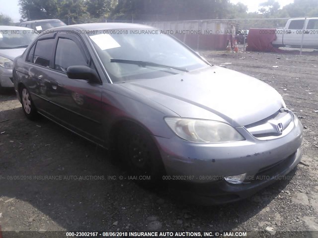 2HGES16315H627690 - 2005 HONDA CIVIC DX VP 灰色 照片 1