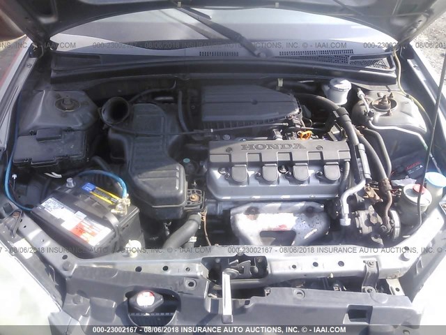 2HGES16315H627690 - 2005 HONDA CIVIC DX VP 灰色 照片 10