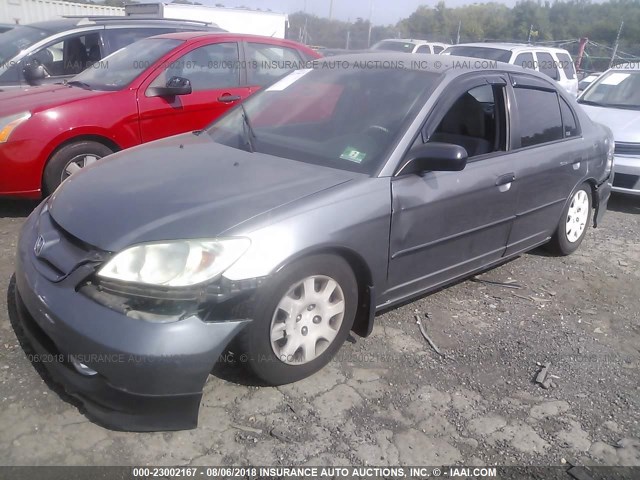 2HGES16315H627690 - 2005 HONDA CIVIC DX VP 灰色 照片 2