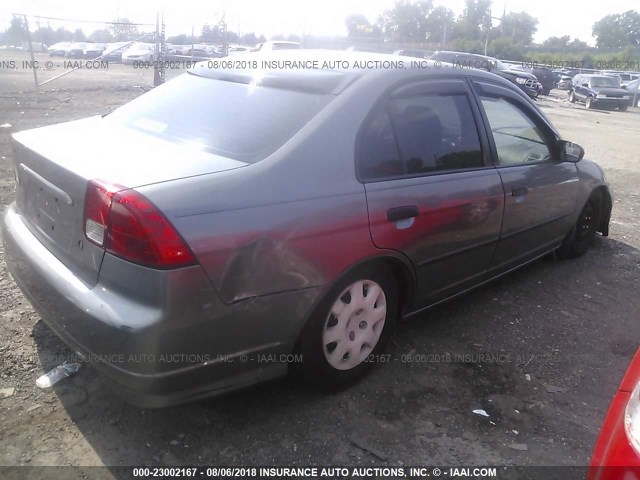 2HGES16315H627690 - 2005 HONDA CIVIC DX VP 灰色 照片 4