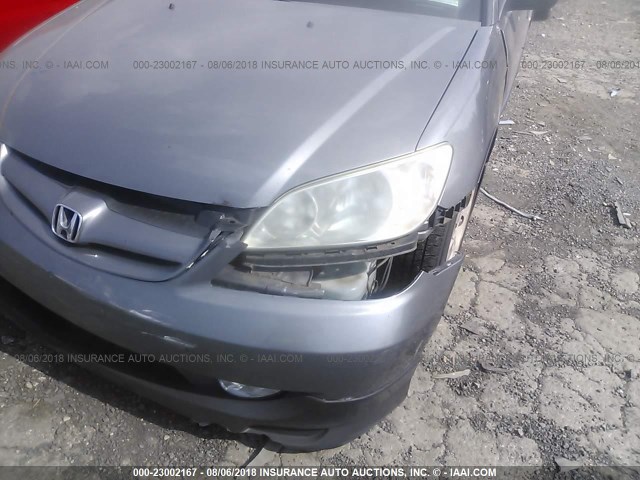 2HGES16315H627690 - 2005 HONDA CIVIC DX VP 灰色 照片 6