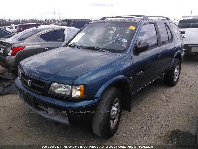 4S6CK58W814411463 - 2001 HONDA PASSPORT EX/LX 蓝色 照片 2