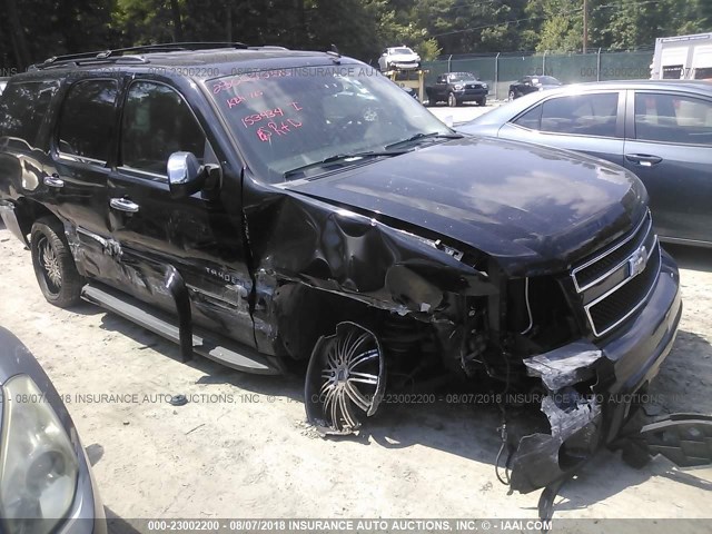 1GNFK23089R265227 - 2009 CHEVROLET TAHOE K1500 LT BLACK photo 1