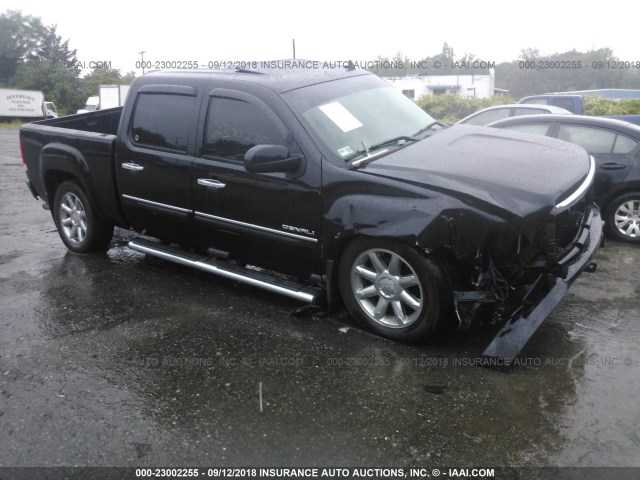 3GTP2XE26BG117432 - 2011 GMC SIERRA K1500 DENALI BLACK photo 1