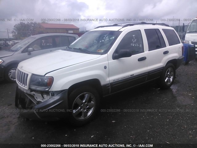 1J4GW48S44C424273 - 2004 JEEP GRAND CHEROKEE LAREDO/COLUMBIA/FREEDOM 白色 照片 2
