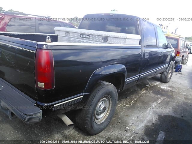 1GTGK23JXXF017517 - 1999 GMC SIERRA K2500 BLACK photo 4