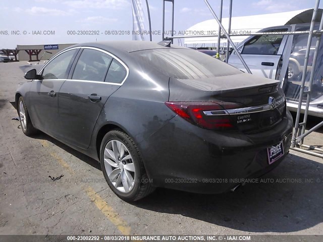 2G4GK5EXXF9217531 - 2015 BUICK REGAL GRAY photo 3