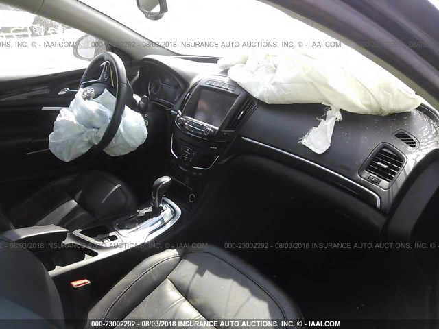 2G4GK5EXXF9217531 - 2015 BUICK REGAL GRAY photo 5