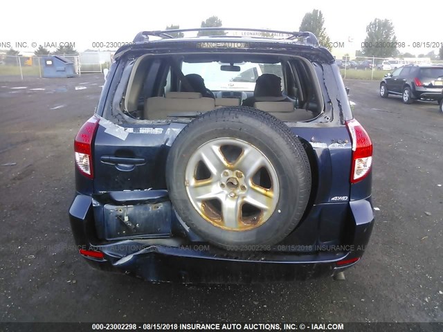JTMBD33V465000522 - 2006 TOYOTA RAV4 ლურჯი ფოტო 6