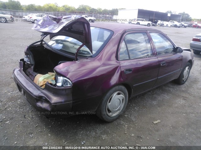 1NXBR12E9WZ017910 - 1998 TOYOTA COROLLA VE/CE/LE 勃艮第红 照片 4