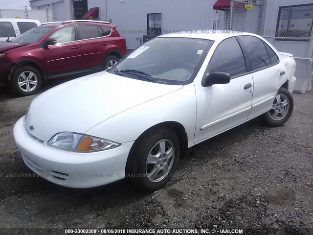 1G1JF52T917228894 - 2001 CHEVROLET CAVALIER LS WHITE photo 2