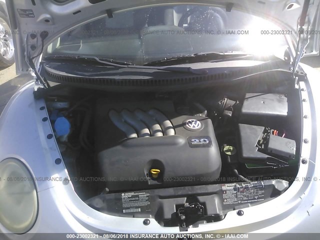 3VWBK21C73M417721 - 2003 VOLKSWAGEN NEW BEETLE GL 银色 照片 10