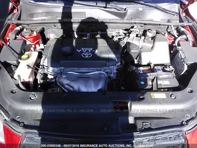 JTMZF4DV6A5016937 - 2010 TOYOTA RAV4 红色 照片 10