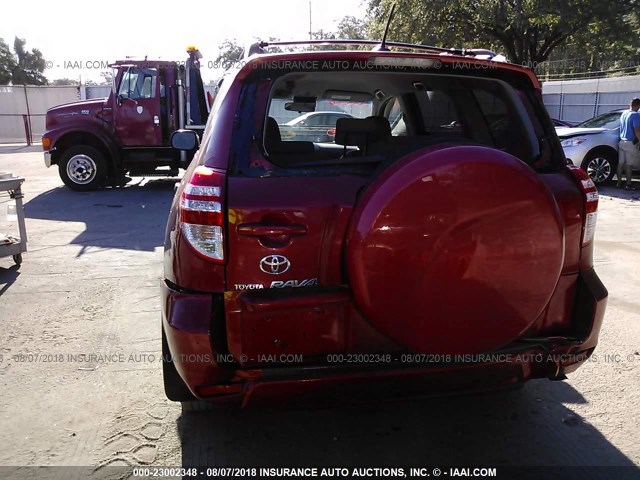 JTMZF4DV6A5016937 - 2010 TOYOTA RAV4 红色 照片 6