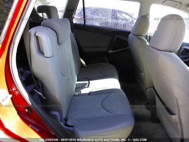 JTMZF4DV6A5016937 - 2010 TOYOTA RAV4 红色 照片 8