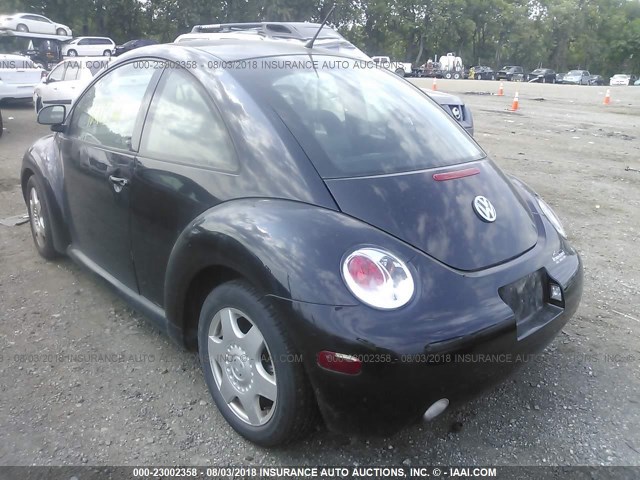 3VWBB61C7WM005620 - 1998 VOLKSWAGEN NEW BEETLE BLACK photo 3