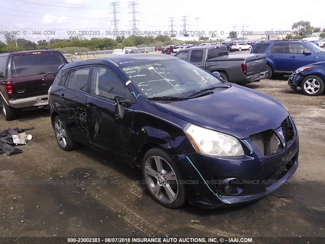 5Y2SR67059Z462179 - 2009 PONTIAC VIBE GT BLUE photo 1