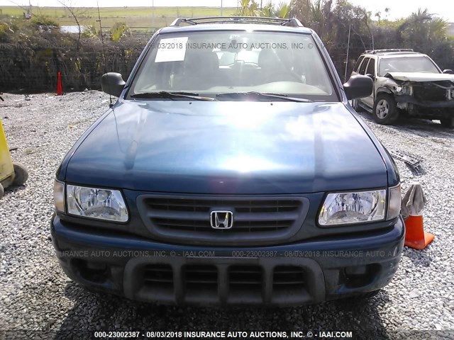 4S6CK58W2Y4411002 - 2000 HONDA PASSPORT EX/LX 绿色 照片 6