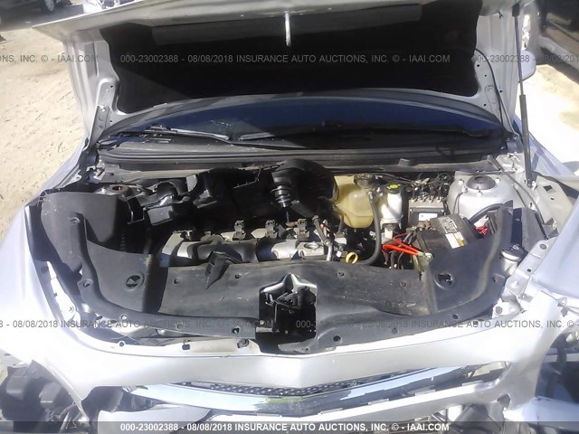 1G1ZC5EU0CF169985 - 2012 CHEVROLET MALIBU 1LT 银色 照片 10