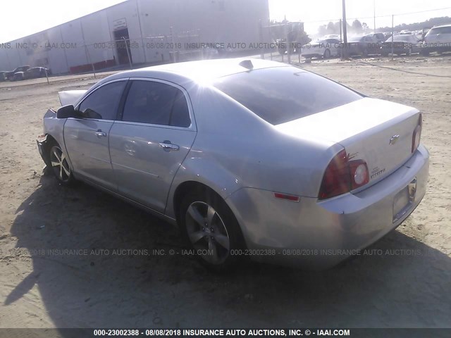 1G1ZC5EU0CF169985 - 2012 CHEVROLET MALIBU 1LT 银色 照片 3