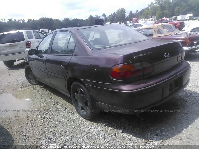 1G1NE52J6Y6235594 - 2000 CHEVROLET MALIBU LS 紫色 照片 3