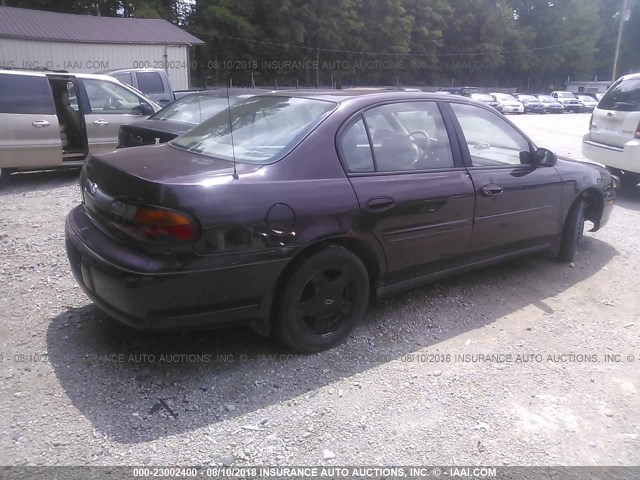 1G1NE52J6Y6235594 - 2000 CHEVROLET MALIBU LS 紫色 照片 4