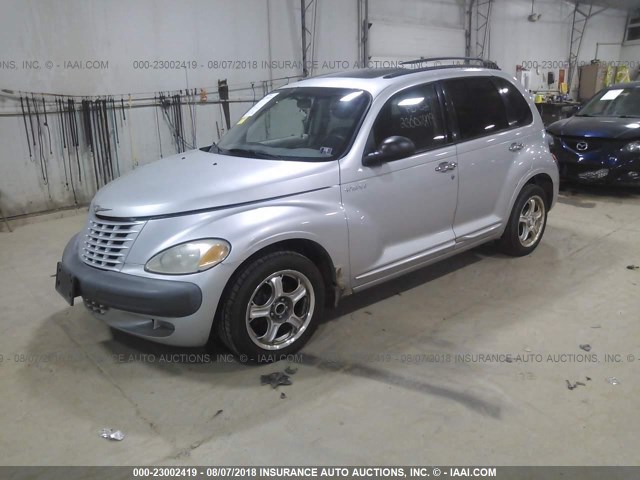 3C8FY4BB31T319257 - 2001 CHRYSLER PT CRUISER SILVER photo 2