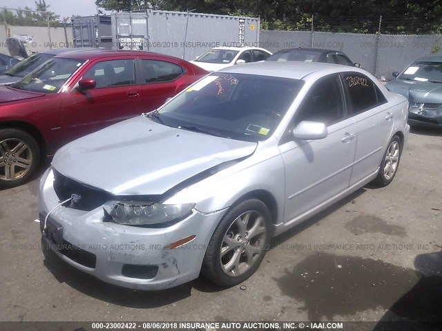 1YVHP80C685M01116 - 2008 MAZDA 6 I GRAY photo 2