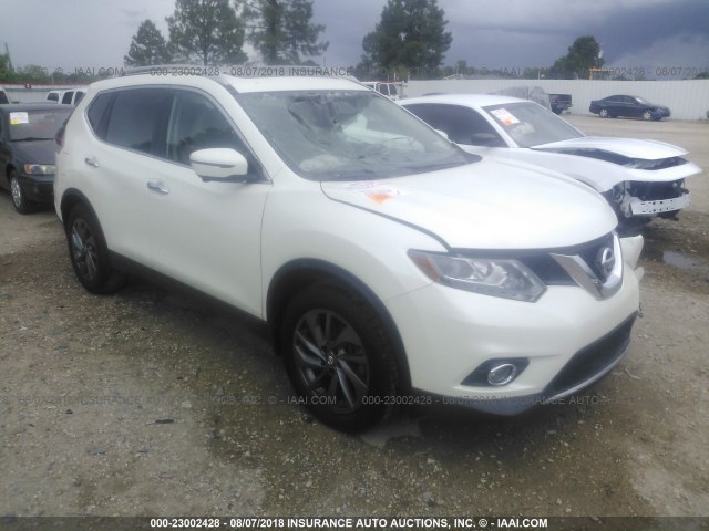 5N1AT2MT6GC821667 - 2016 NISSAN ROGUE S/SL/SV WHITE photo 1