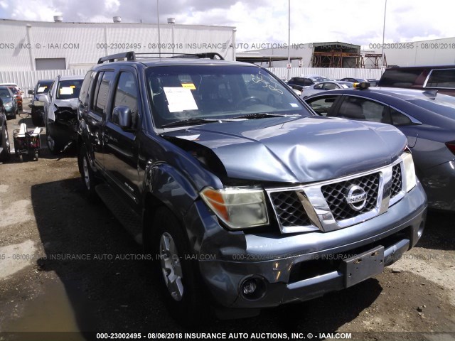 5N1AR18UX5C723024 - 2005 NISSAN PATHFINDER LE/SE/XE ლურჯი ფოტო 1