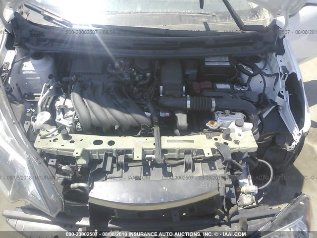 3N1CE2CP5HL365746 - 2017 NISSAN VERSA NOTE S/S PLUS/SV/SL/SR WHITE photo 10