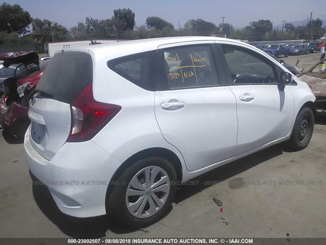 3N1CE2CP5HL365746 - 2017 NISSAN VERSA NOTE S/S PLUS/SV/SL/SR WHITE photo 4