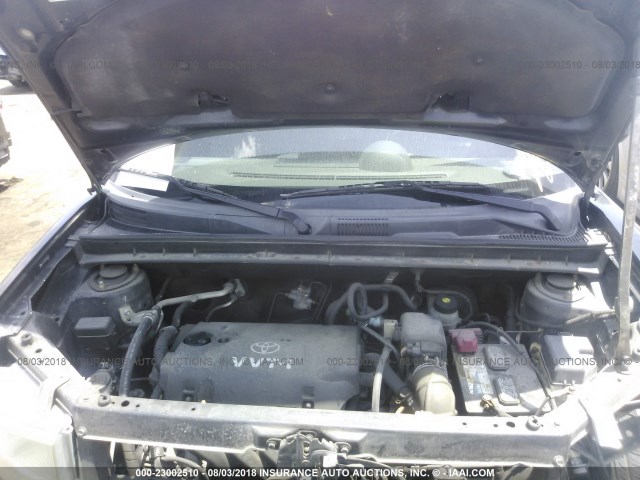 JTLKT324454020953 - 2005 TOYOTA SCION XB Schwarz Foto 10