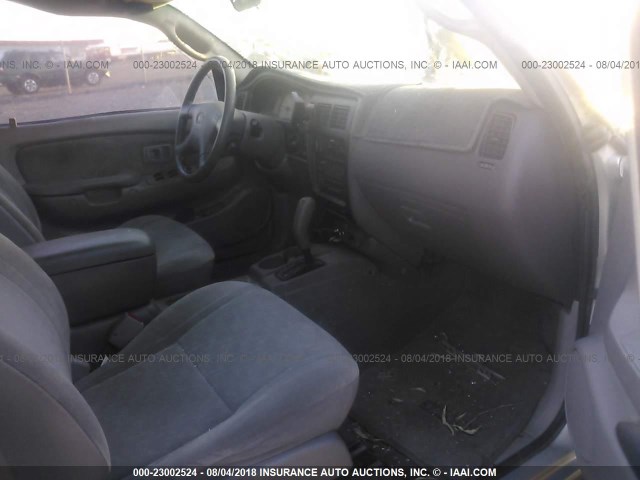 5TEGN92N72Z133645 - 2002 TOYOTA TACOMA DOUBLE CAB PRERUNNER SILVER photo 5