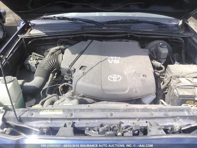 5TEUU42N57Z348859 - 2007 TOYOTA TACOMA ACCESS CAB Blau Foto 10