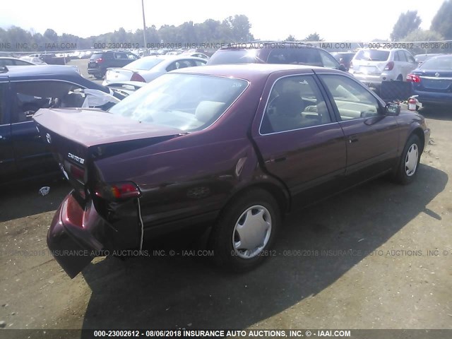 4T1BG22K2XU510167 - 1999 TOYOTA CAMRY CE/LE/XLE 红色 照片 4