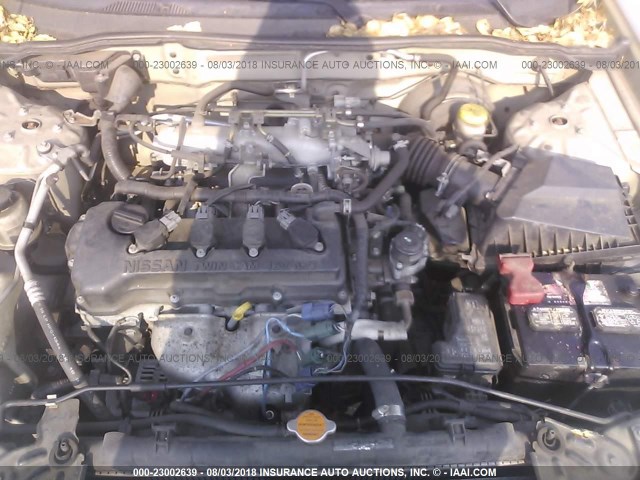 3N1CB51D62L635304 - 2002 NISSAN SENTRA XE/GXE BEIGE photo 10